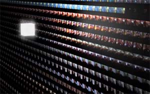 3.6 gigapixel wall of frames from Blade Runner